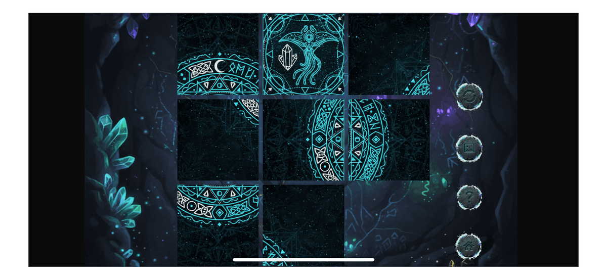 SigilShift 4x4 puzzle