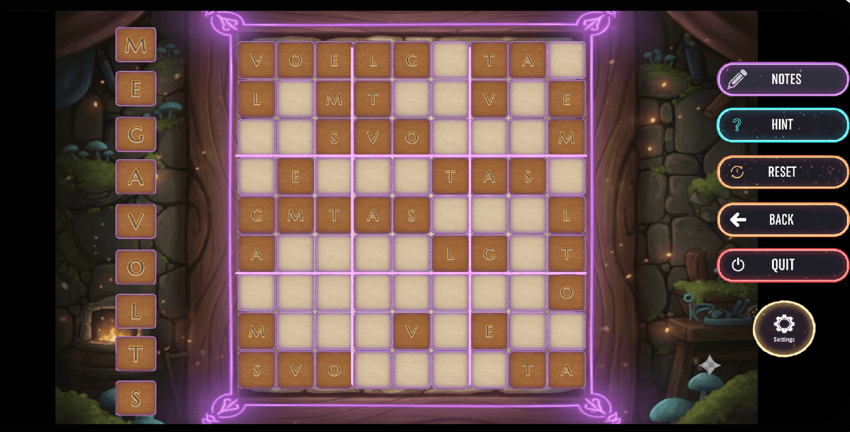 TriviaForge wordoku mode